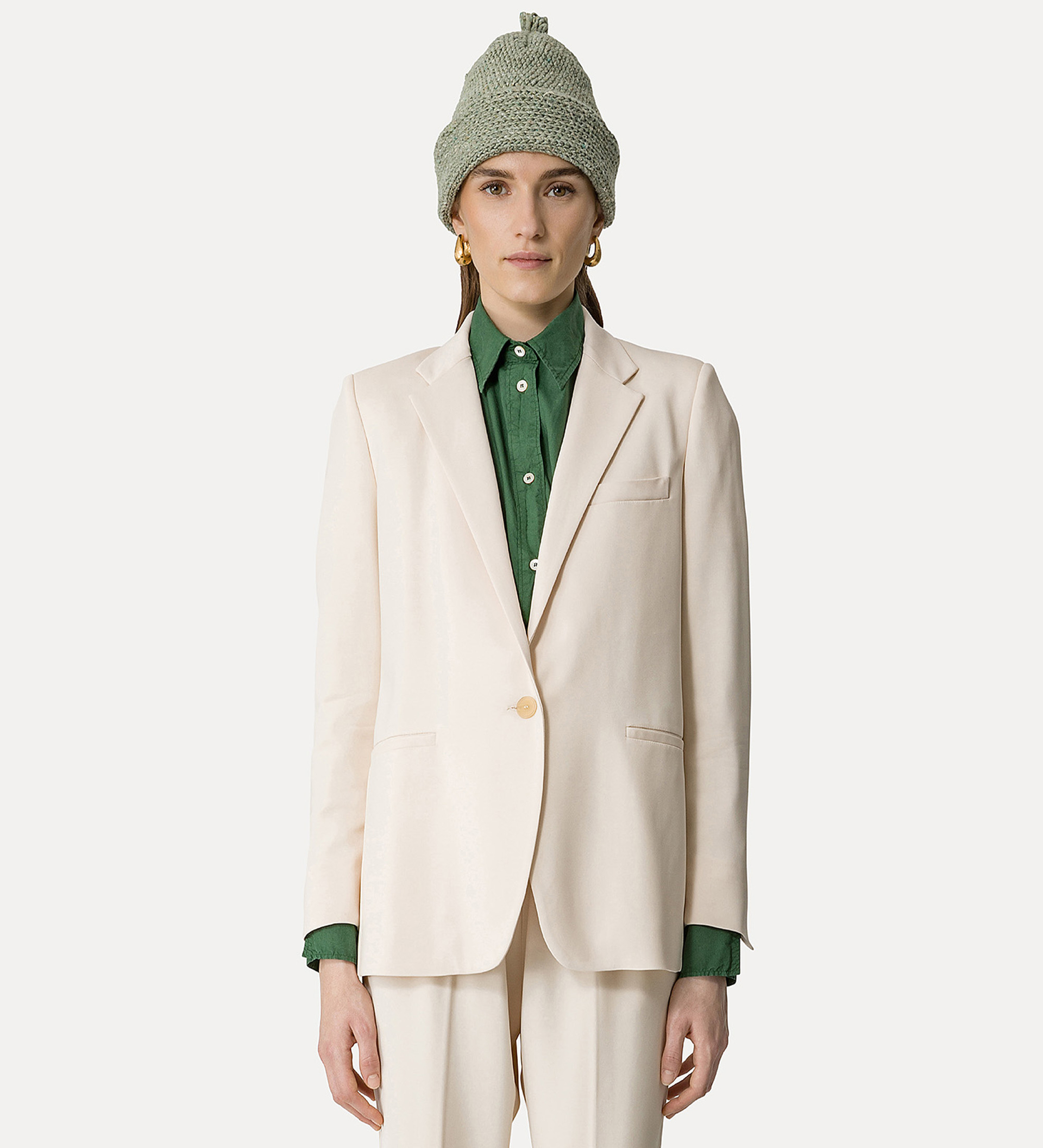 giacca essential cady crêpe stretch | forte_forte