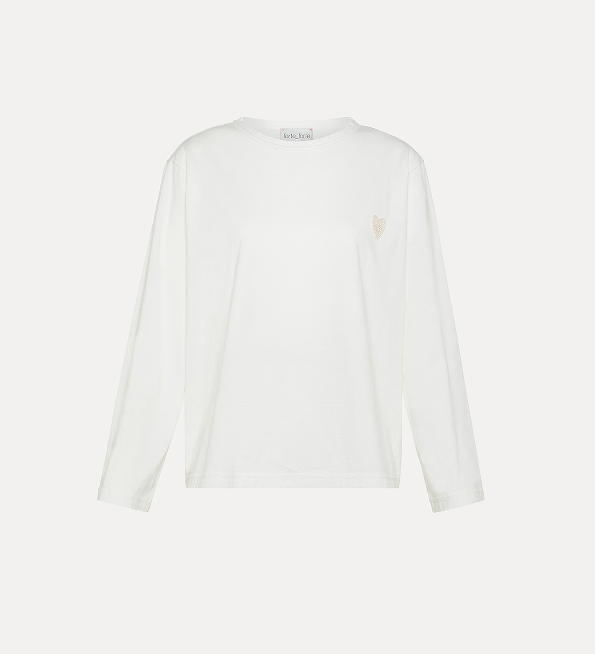 t–shirt essential in jersey di cotone organico | forte_forte