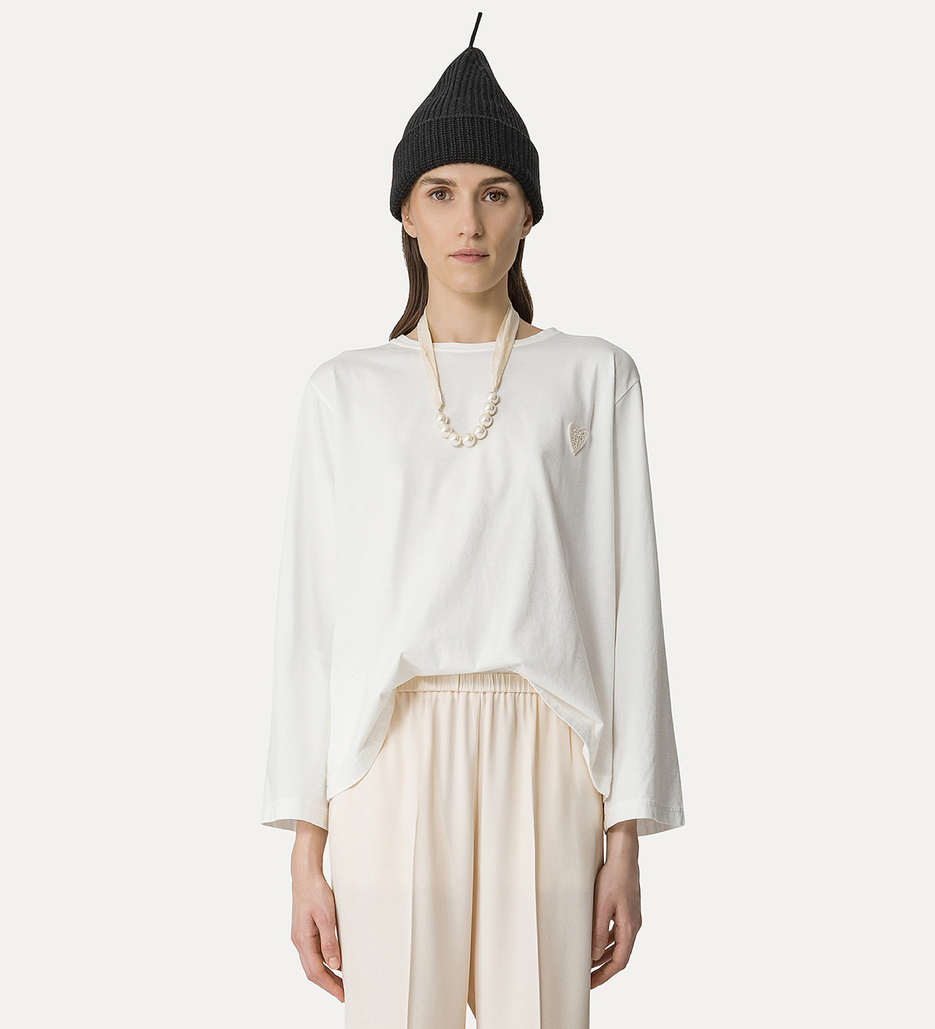 t–shirt essential in jersey di cotone organico | forte_forte