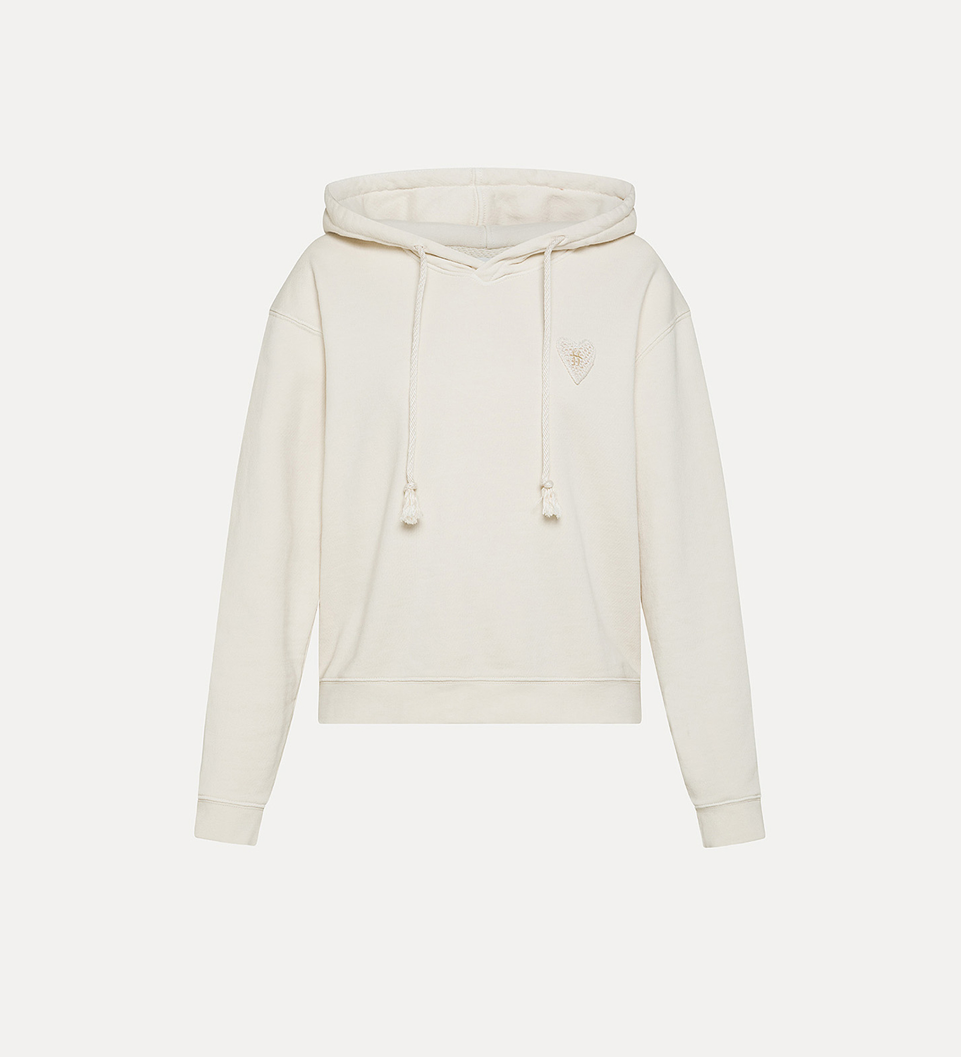 hoodie essential felpa diagonale cotone | forte_forte