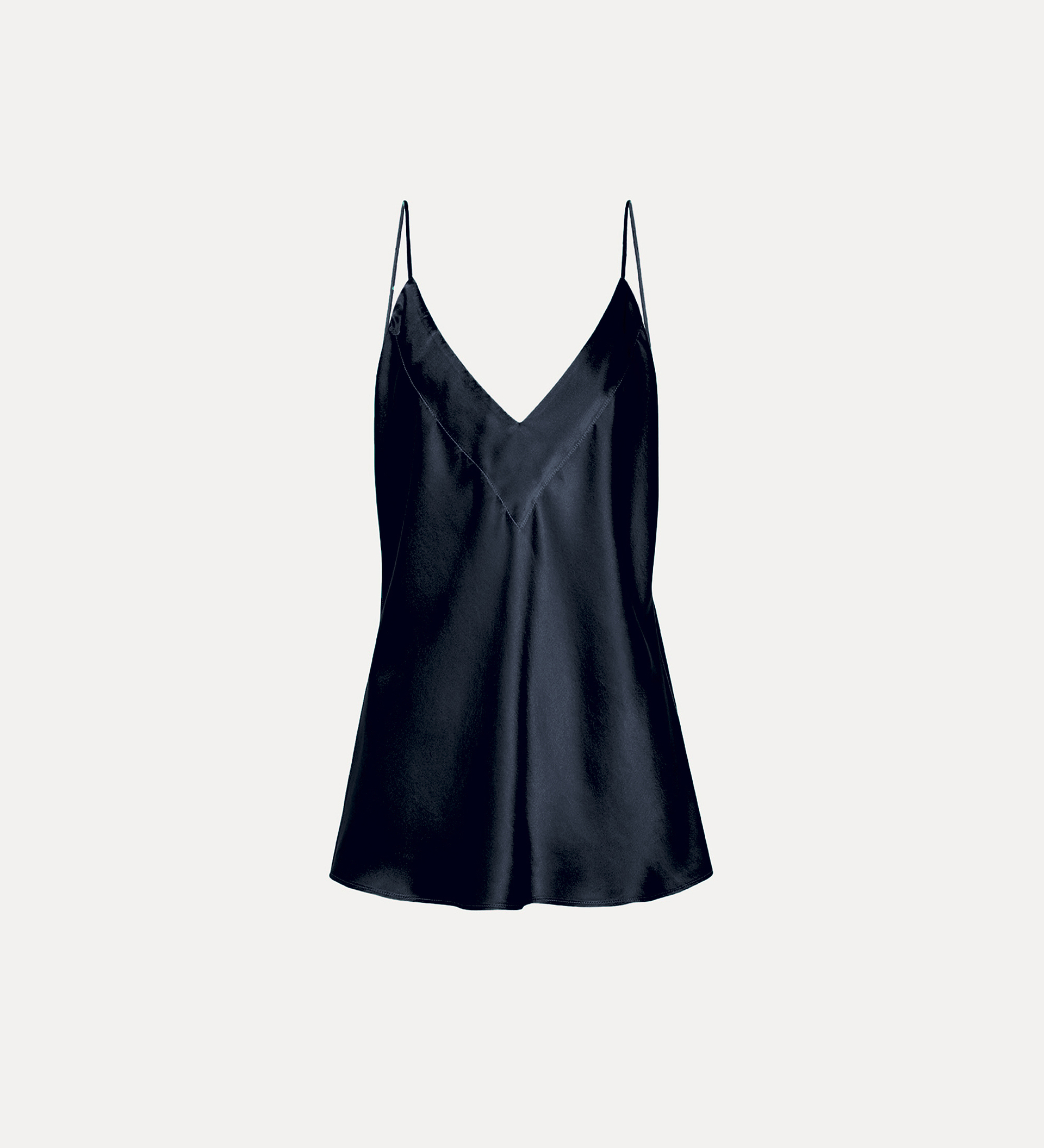 top in glossy silk satin | forte_forte
