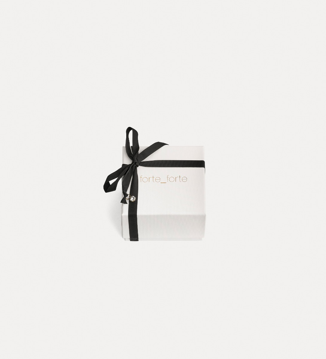 18k–gold–plated sculpture earrings with diamanté detailing | forte_forte